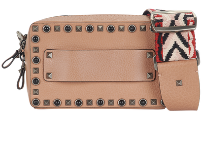 Rockstud Camera Crossbody, front view